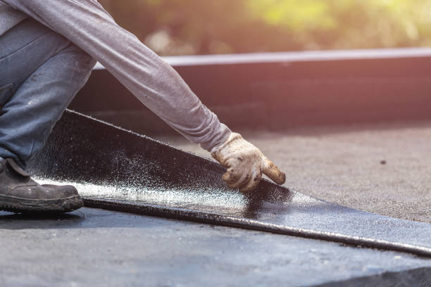 Professional Basement Waterproofing technician working in Rumson, NJ